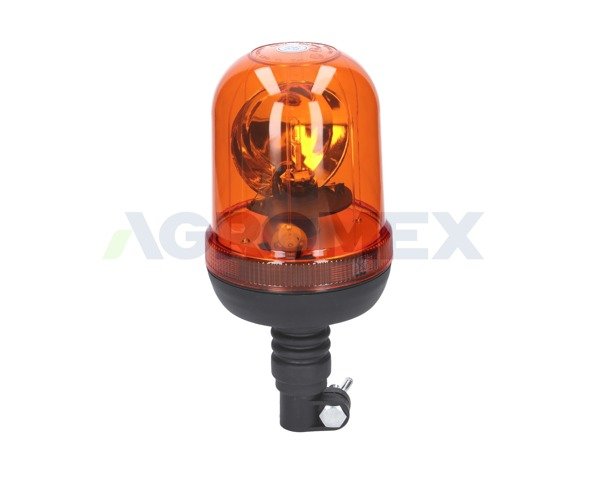 Lampa ostrzegawcza kogut na trzpień elastyczny H1 12-24V
