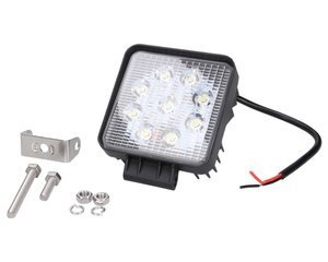 Lampa robocza ledowa 110x110mm, 27W, 12/24V 2200Lm