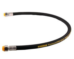 Przewód hydrauliczny 275 bar gwint DKR/DKR 1/2" BSP proste L-1000mm DN12-2SN 27.5 Mpa