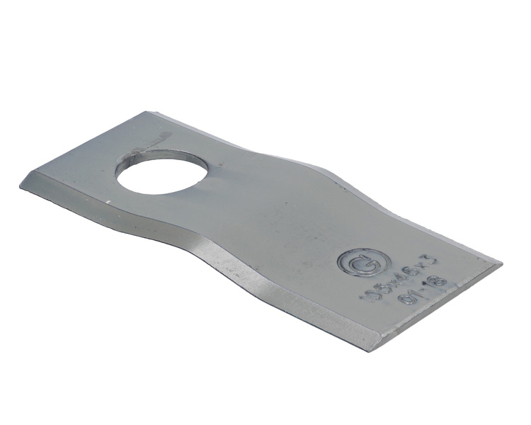 Nóż nożyk 105x46x3mm kosiarka czeska fi 21mm 25szt