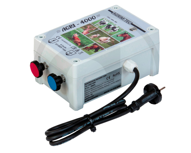 Elektryzator 230 V AGRI-4000 sieciowy
