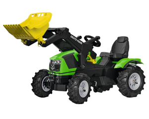 Rolly Toys Farmtrac 611218 Traktorek na pedały DEUTZ-FAHR 5120 ładowacz z ogumieniem pneumatycznym