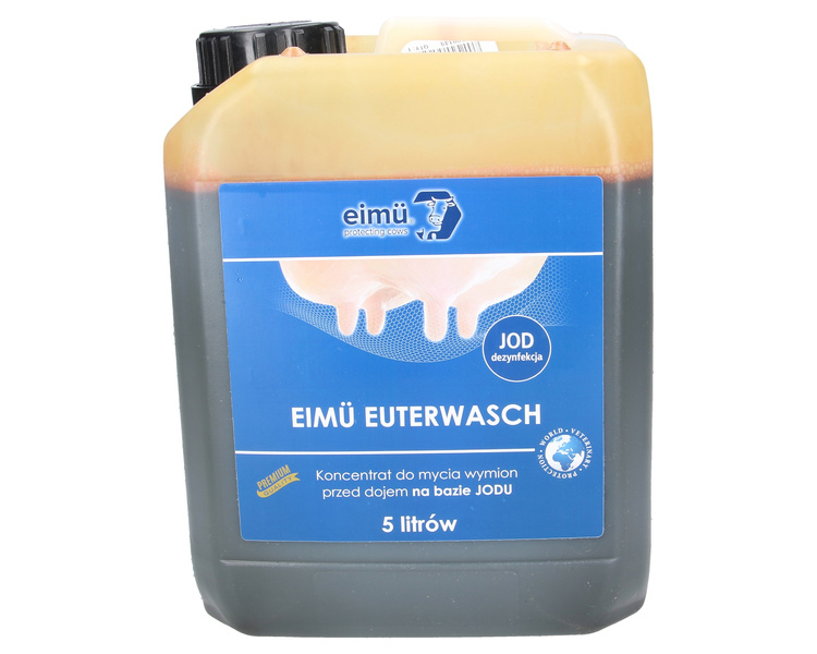Preparat do mycia strzyków i wymion przed dojem VIT-TRA Eimü-Euterwasch 5L