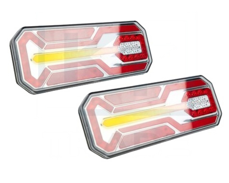 Zestaw lamp LED tylnych zespolona 5 funkcji z dynamicznym kierunkowskazem
