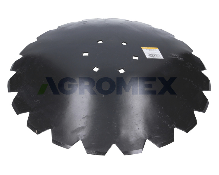 Talerz brony talerzowej uzębiony Z-20 510mm 6x120 stal borowa Waryński