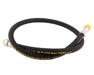 Przewód hydrauliczny 275 bar gwint M22x1.5 proste L-1300mm DN12-2SN 27.5MPa Waryński