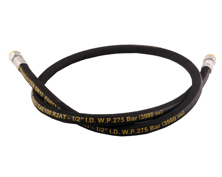 Przewód hydrauliczny 275 bar gwint M22x1.5 proste L-1700mm 27.5MPa Waryński