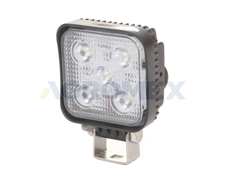 Lampa robocza ledowa 84x84mm, 15W, 12/24V 1050Lm