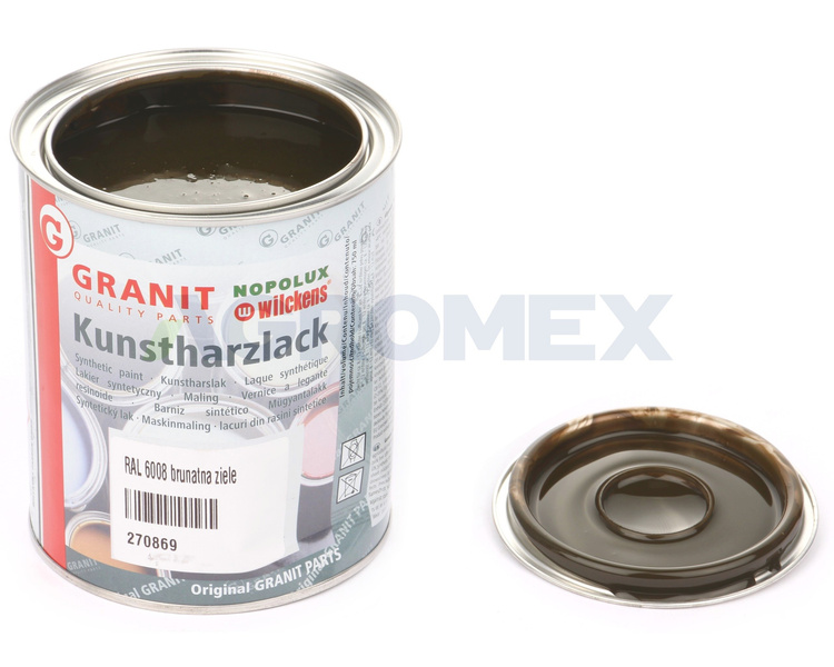 lakier farba RAL6008 brunatna zieleń Wilckens NOPOLUX 1L