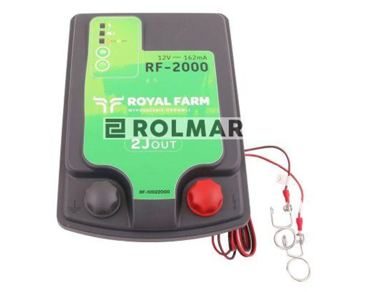 Elektryzator 2J bateryjno-sieciowy RF-2000 z zasilaczem ROYAL FARM 