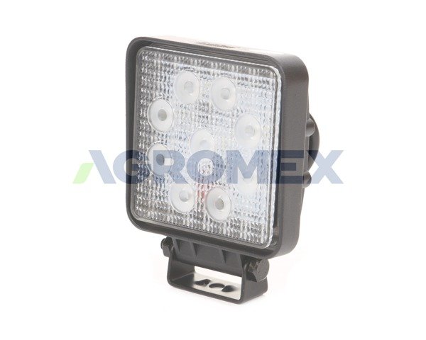 Lampa robocza ledowa 108x108mm, 27W, 12/24V 2200Lm