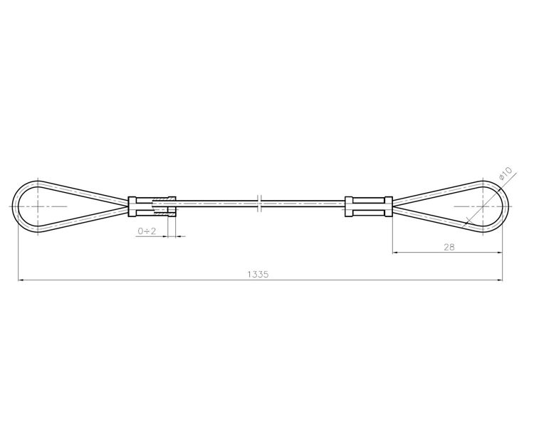 Linka - Maska L-1335mm 4236105 C-330 ORYGINAŁ URSUS