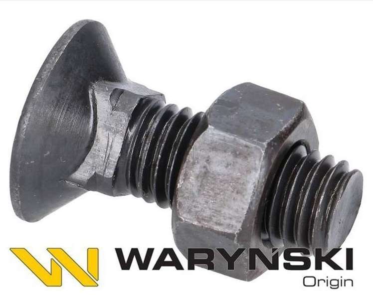 Śruba płużna podsadzana M12x35mm D 608 kl.10.9 WARYŃSKI