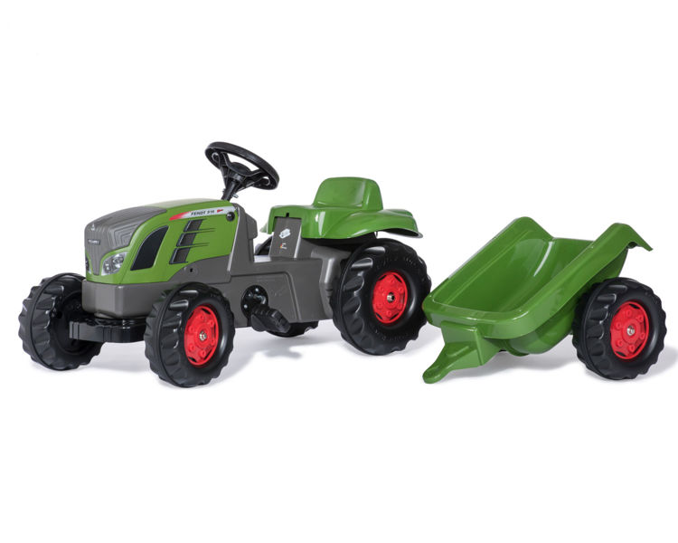 Traktor na pedały Fendt z przyczepą Rolly Toys 013166